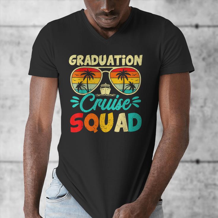 Summer Vacation Graduation Cruise Squad 2026 Matching Men's V-Neck T-Shirt