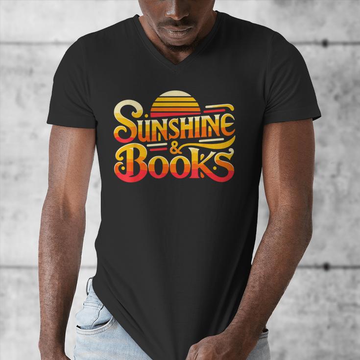 Sunshine & Books For Bookworm Summer Reading Men's V-Neck T-Shirt