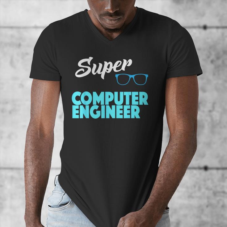 Super Computer Engineer New Job Graduation Men's V-Neck T-Shirt