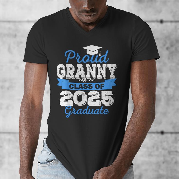 Super Proud Granny Of 2025 Graduate Senior Graduation Family Men's V-Neck T-Shirt