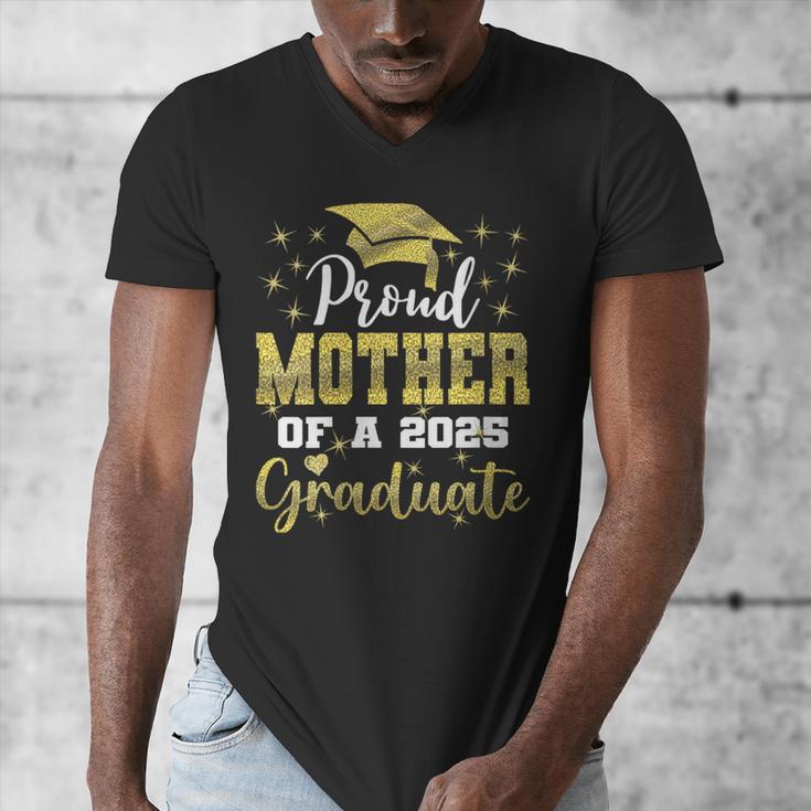 Super Proud Mother Of 2025 Graduate Senior Graduation Family Men's V-Neck T-Shirt