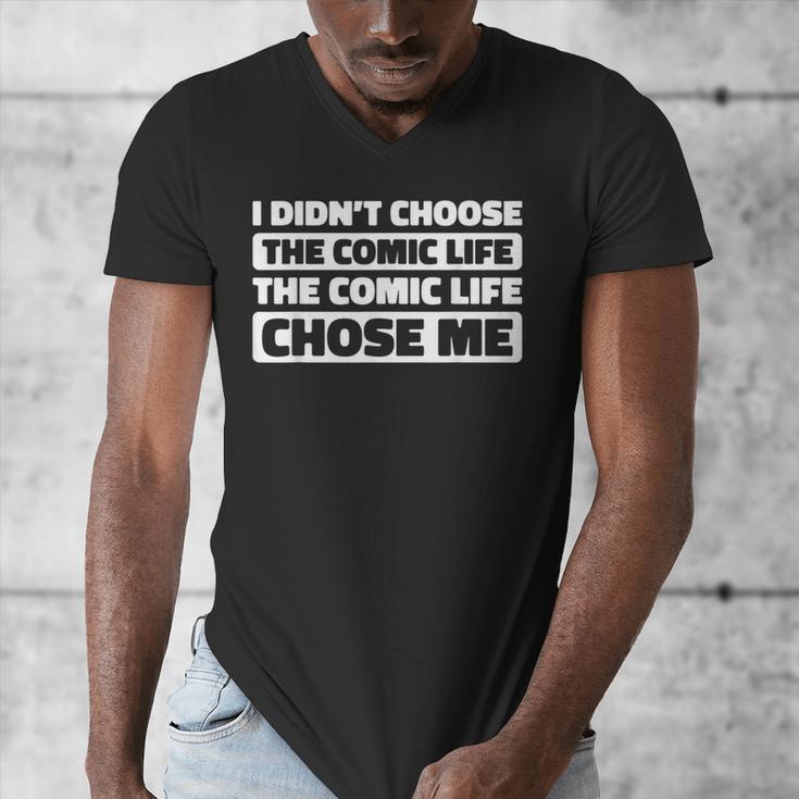 Superheroes Art Graphic Novels Comic Books Men's V-Neck T-Shirt