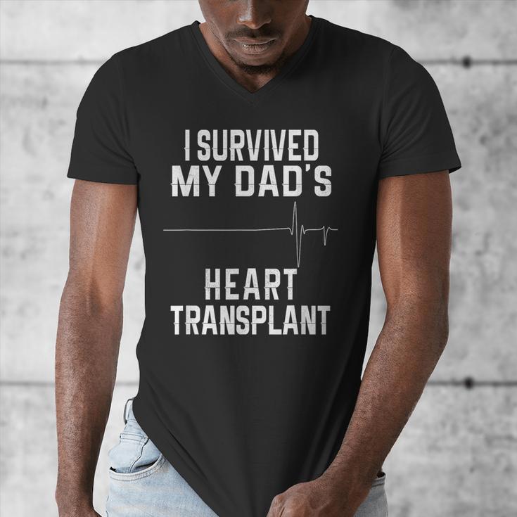 I Survived My Dad's Heart Transplant Men's V-Neck T-Shirt