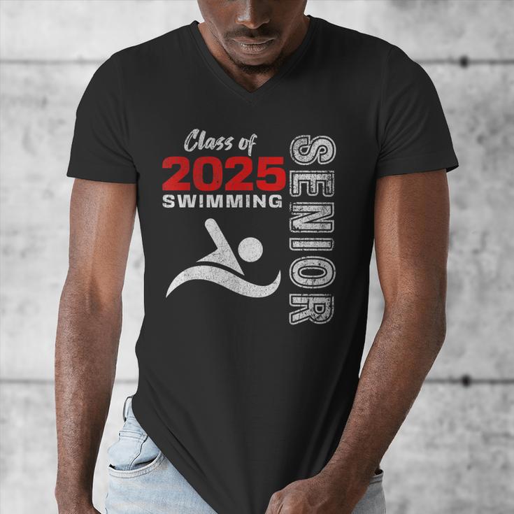 Swimming Team Senior Class Of 2025 Graduation 2025 Men's V-Neck T-Shirt