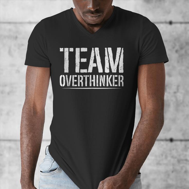 Team Overthinker Introvert Men's V-Neck T-Shirt Team Overthinker Introvert Men's V-Neck T-Shirt