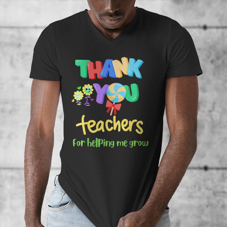 Thank You Teacher Appreciation Graduation Men Women Kids Men's V-Neck T-Shirt
