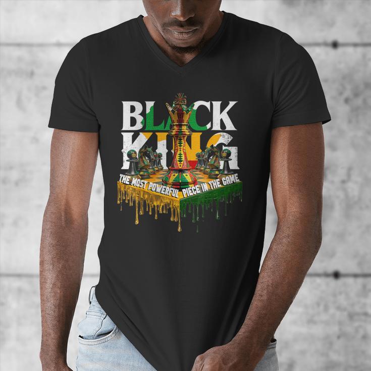History I Am Black Man King Dad Melanin Men Women Men's V-Neck T-Shirt