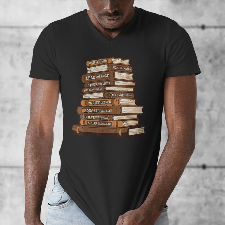 History Books Dream Like Martin African Women Men Kids Men's V-Neck T-Shirt History Books Dream Like Martin African Women Men Kids Men's V-Neck T-Shirt