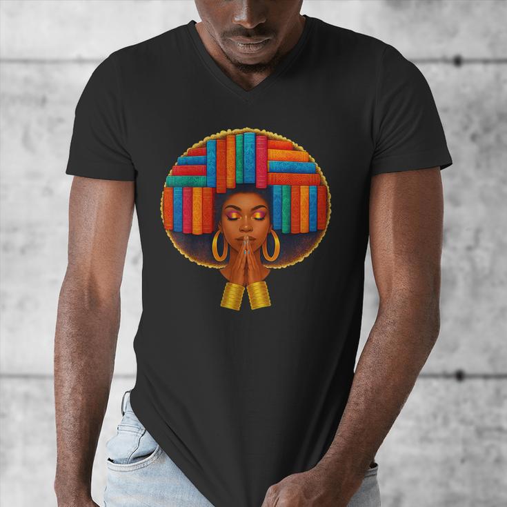 History Girl Women Book Lover Education Is Freedom Men's V-Neck T-Shirt History Girl Women Book Lover Education Is Freedom Men's V-Neck T-Shirt