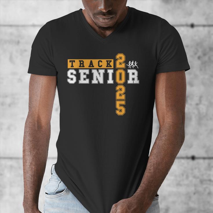 Track Senior Night Track Senior 2025 Graduation 8 Men's V-Neck T-Shirt