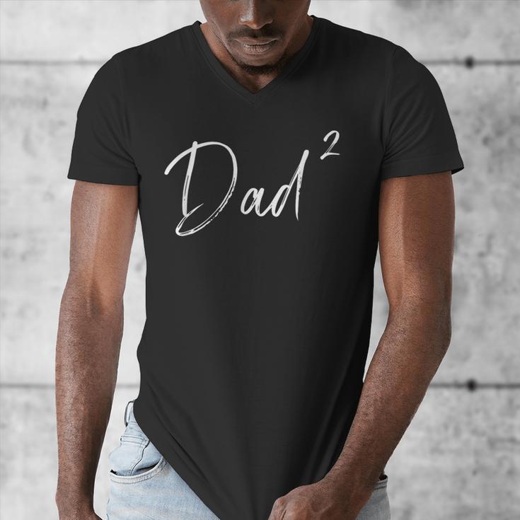 Twin Dad Squared Men's V-Neck T-Shirt