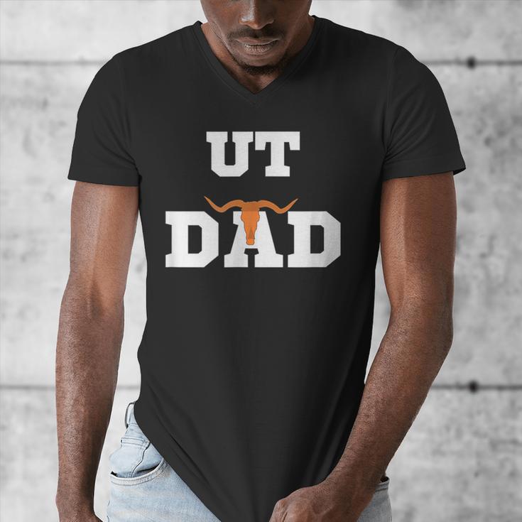UT Austin Dad Shirt Ut Austin Dad Men's V-Neck T-Shirt