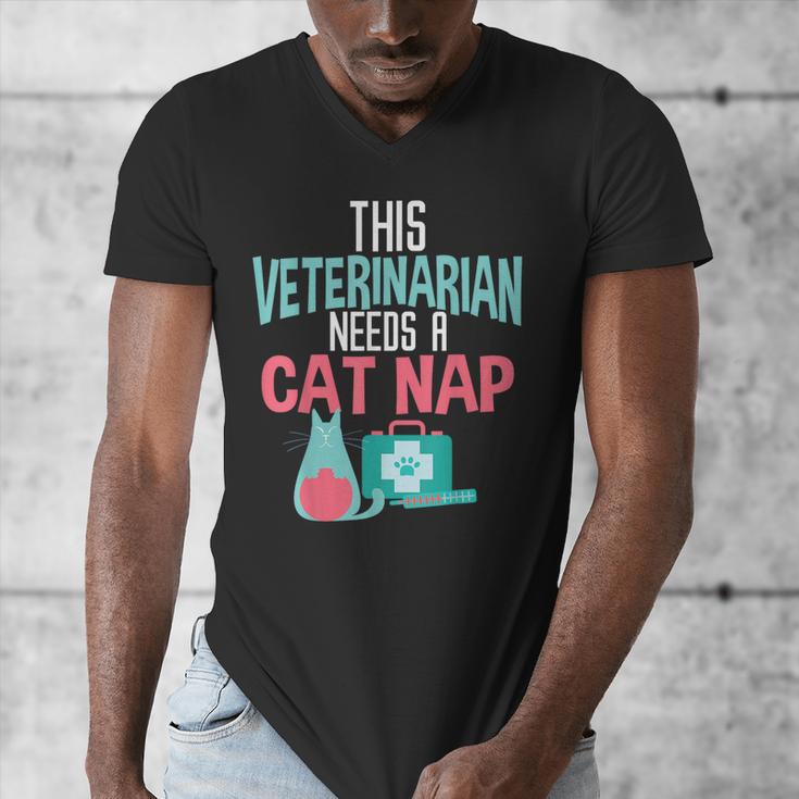 Veterinarian Graduation T-Shirt Men Women Humor Men's V-Neck T-Shirt