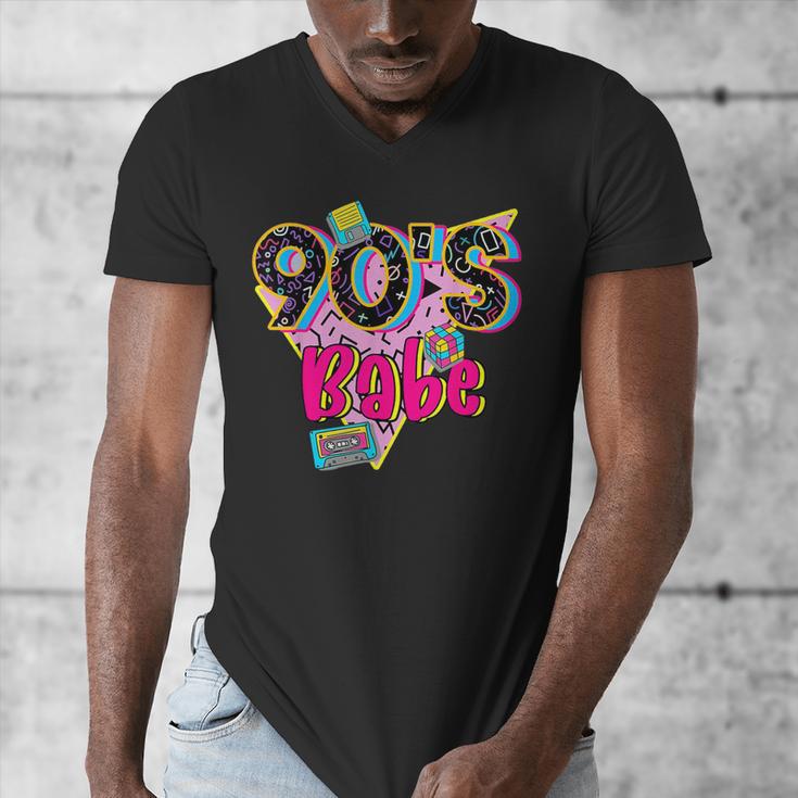 Vintage 90's Babe Party Back To 90s Cassette Nostalgia Men's V-Neck T-Shirt Vintage 90's Babe Party Back To 90s Cassette Nostalgia Men's V-Neck T-Shirt