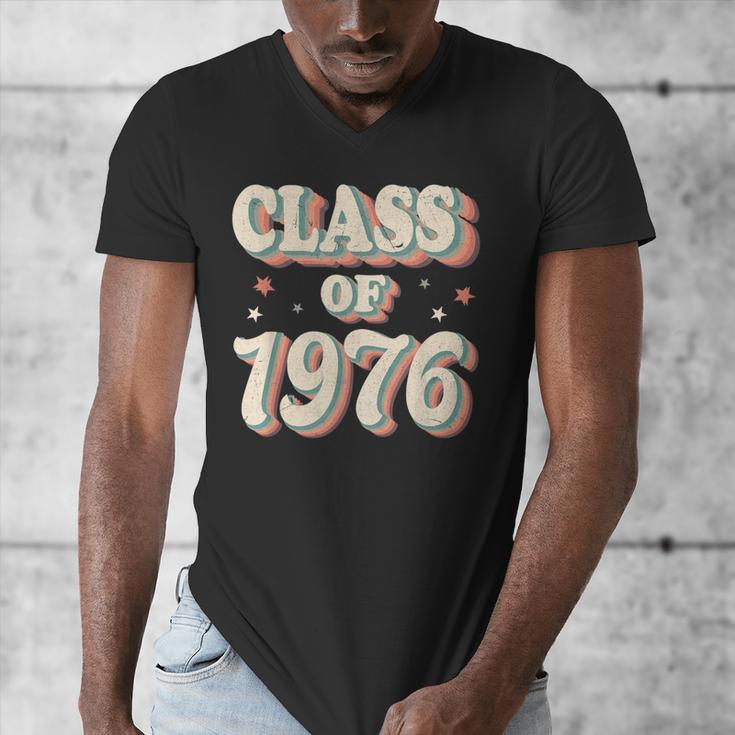 Vintage Class Of 1976 76 High School Graduation Men's V-Neck T-Shirt