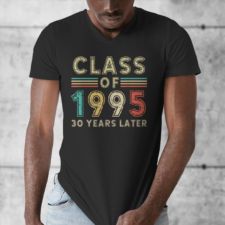 Vintage Class Of 1995 30th Reunion Alumni Graduation Party Men's V-Neck T-Shirt