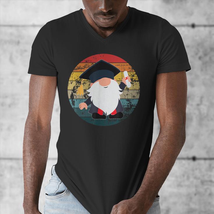 Vintage Graduation Gnome Men's V-Neck T-Shirt