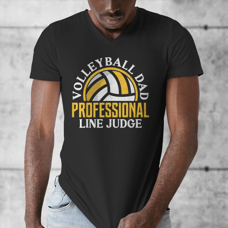 Volleyball Dad Professional Line Judge Volleyball Dad Men's V-Neck T-Shirt
