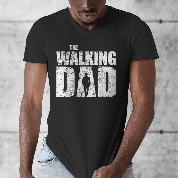 The Walking Dad Father Man Dead Retro Vintage Men Fun Men's V-Neck T-Shirt