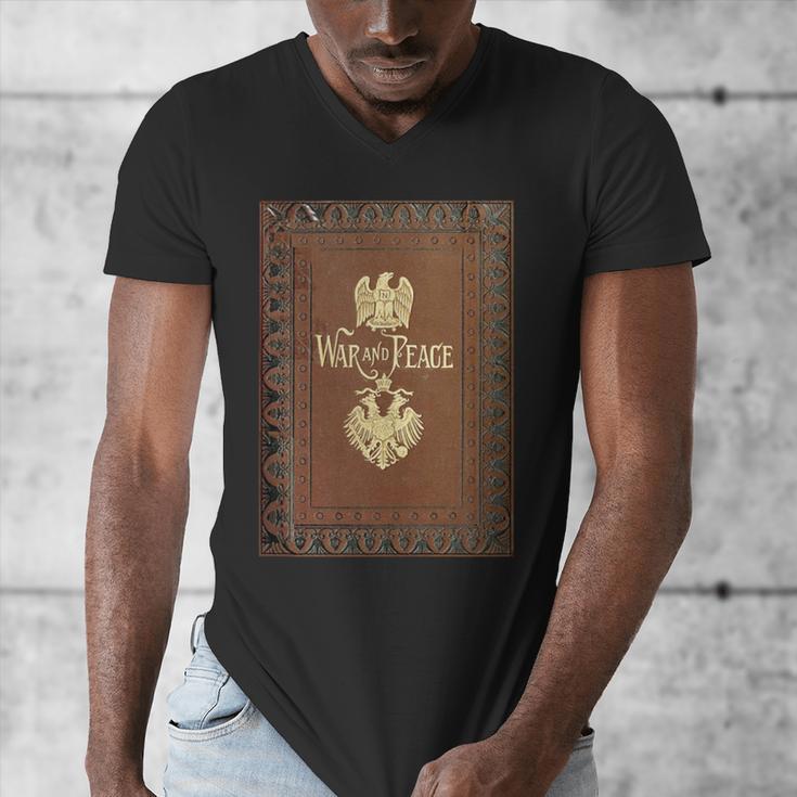War And Peace Book Cover Men's V-Neck T-Shirt