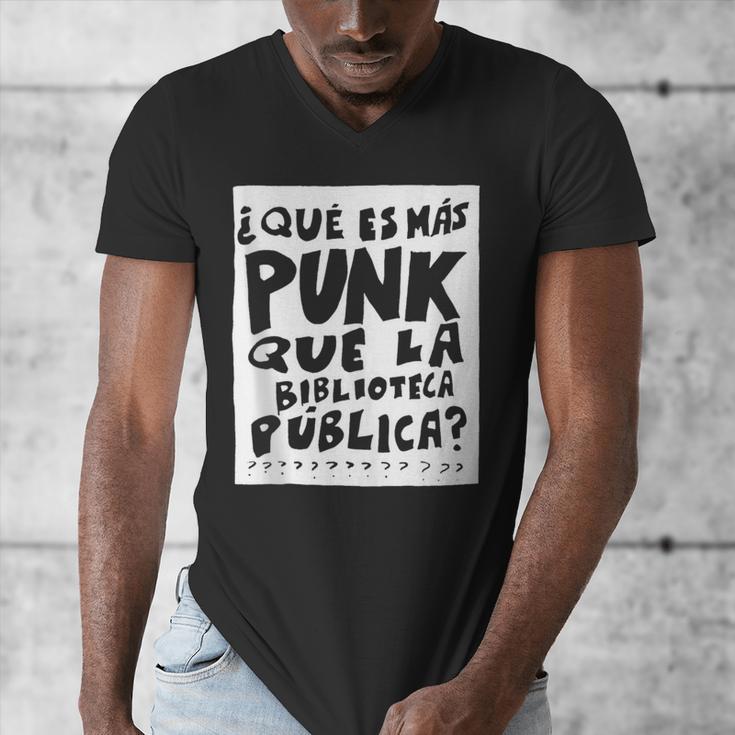 What's More Punk Than The Public Library Book Lover Men's V-Neck T-Shirt