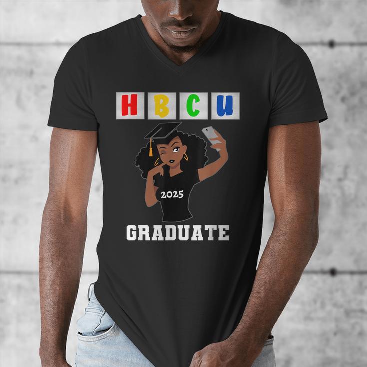 Women HBCU Grad 2025 College Graduation Apparel Men's V-Neck T-Shirt