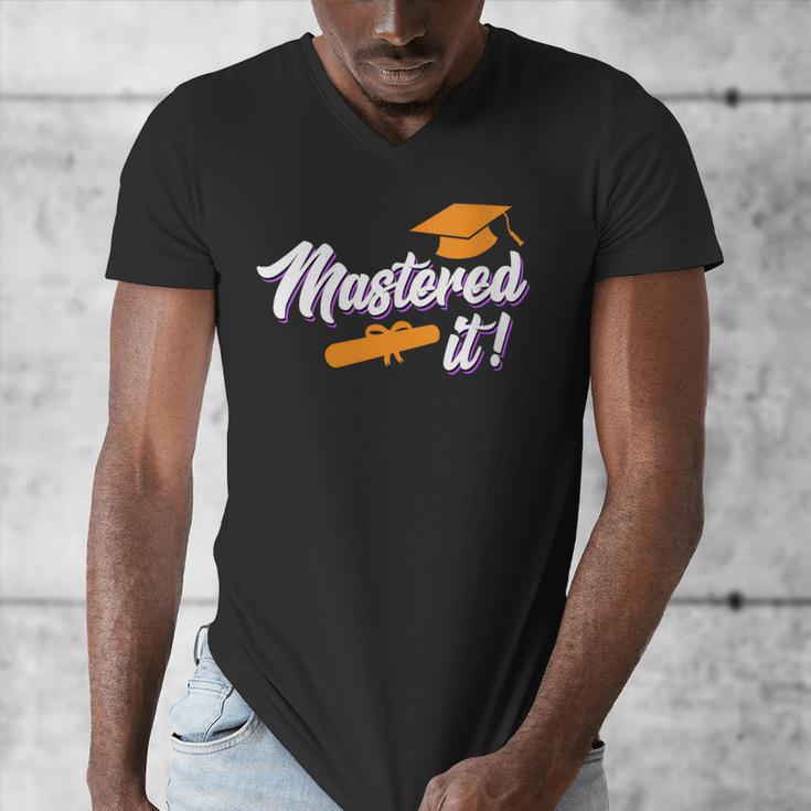 Women's Master Graduation 2026 Mastered It Master's Degree Men's V-Neck T-Shirt