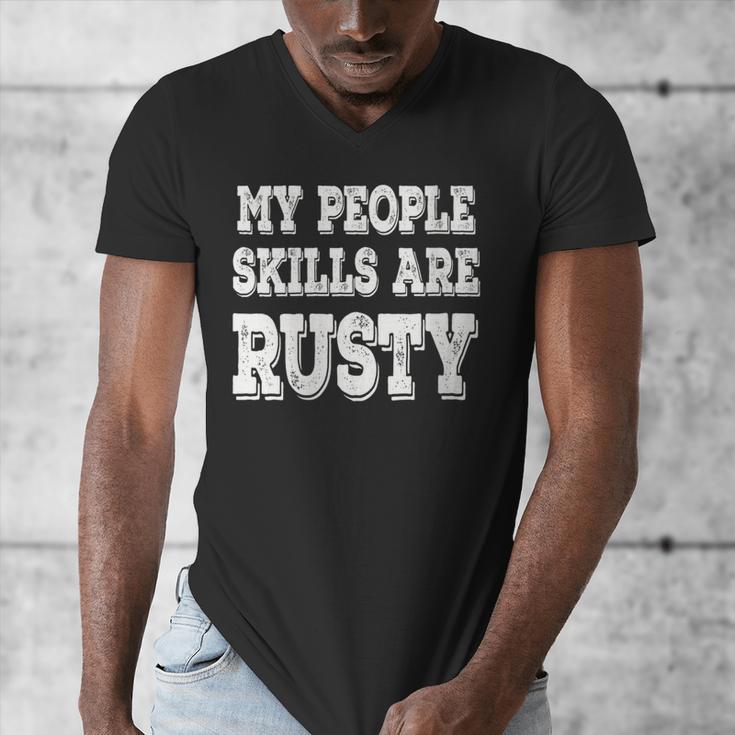 Women's My People Skills Are Rusty Introvert SPN Moments Men's V-Neck T-Shirt Women's My People Skills Are Rusty Introvert SPN Moments Men's V-Neck T-Shirt