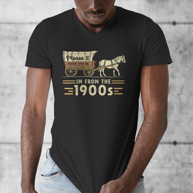 Women's Vintage Please Be Patient With Me I'm From The 1900s Men's V-Neck T-Shirt