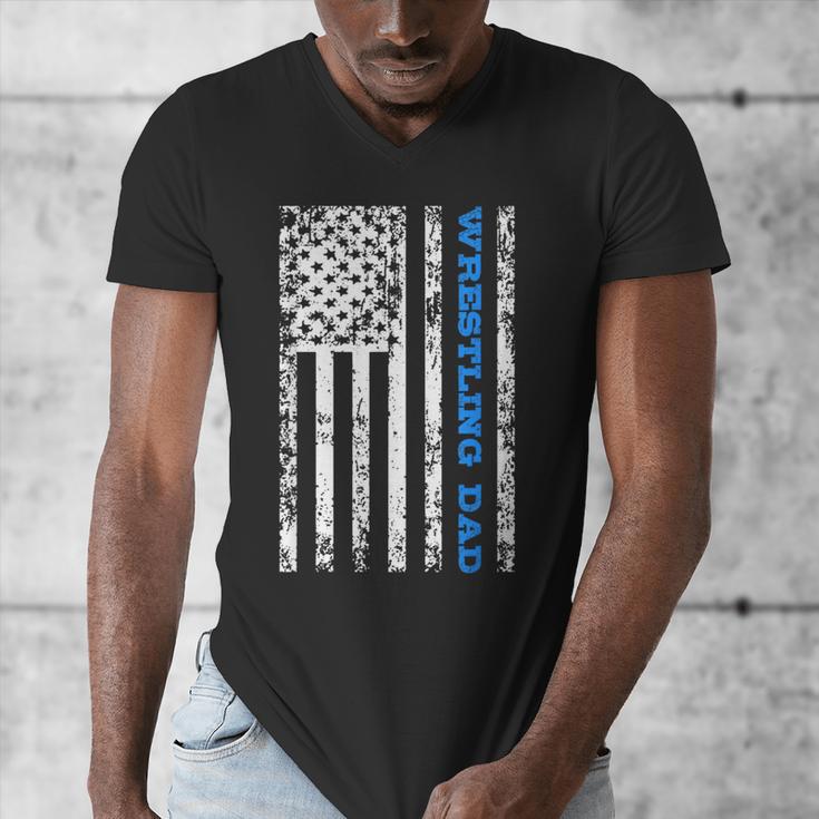 Wrestling Dad Men's V-Neck T-Shirt