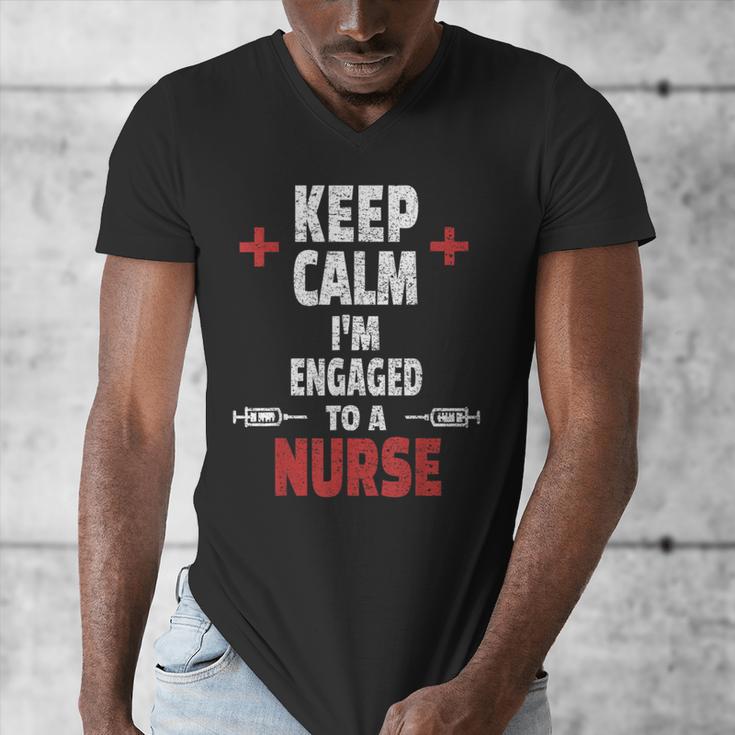 Xmas Nurse Graduation Keep Calm I'm Almost A Nurse Men's V-Neck T-Shirt