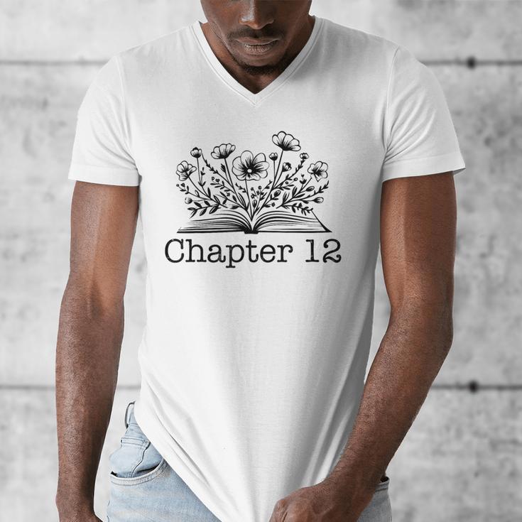 12th Birthday Girl Chapter 12 Reading Book Lover 12 Year Old Men's V-Neck T-Shirt
