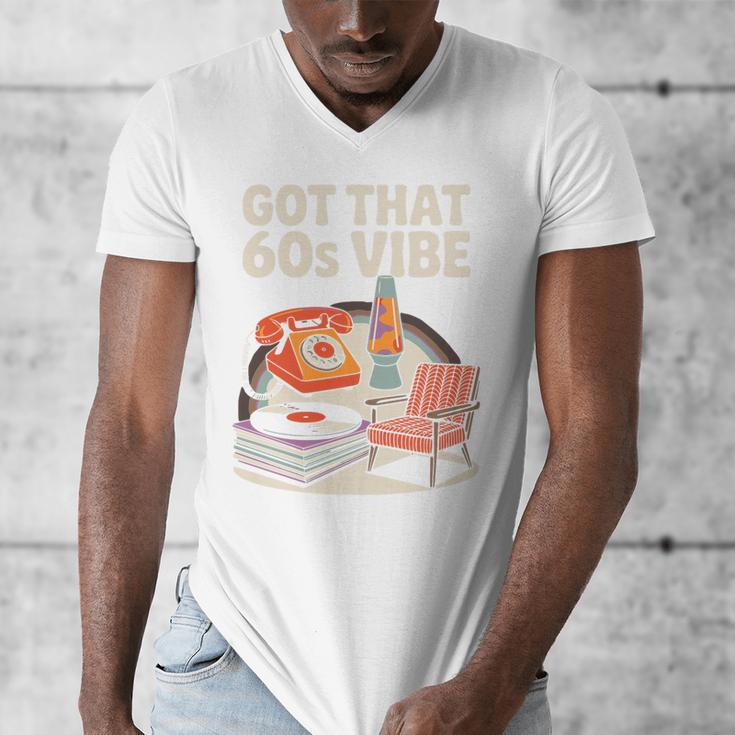 1960s 60s Reunion Nostalgia Memories Music School Grew Up Premium Tri-Blend Men's V-Neck T-Shirt