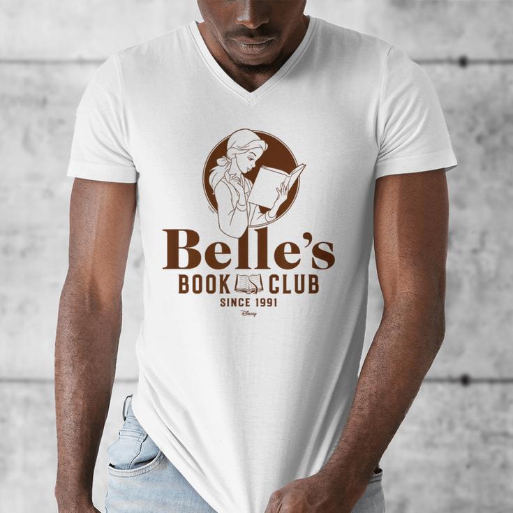 Beauty & The Beast Belle's Book Club Men's V-Neck T-Shirt Beauty & The Beast Belle's Book Club Men's V-Neck T-Shirt