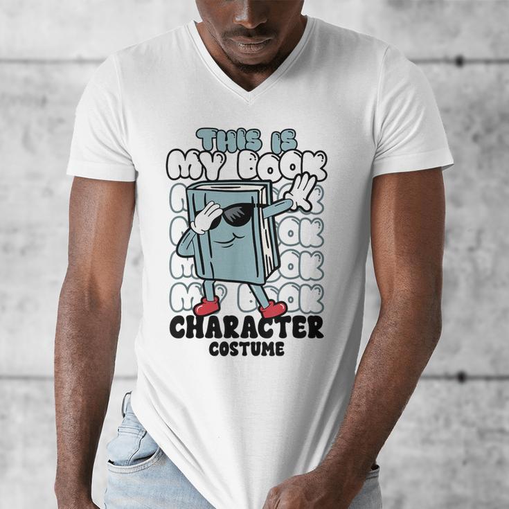 This Is My Book Character Costume Reading Book Lover Men's V-Neck T-Shirt
