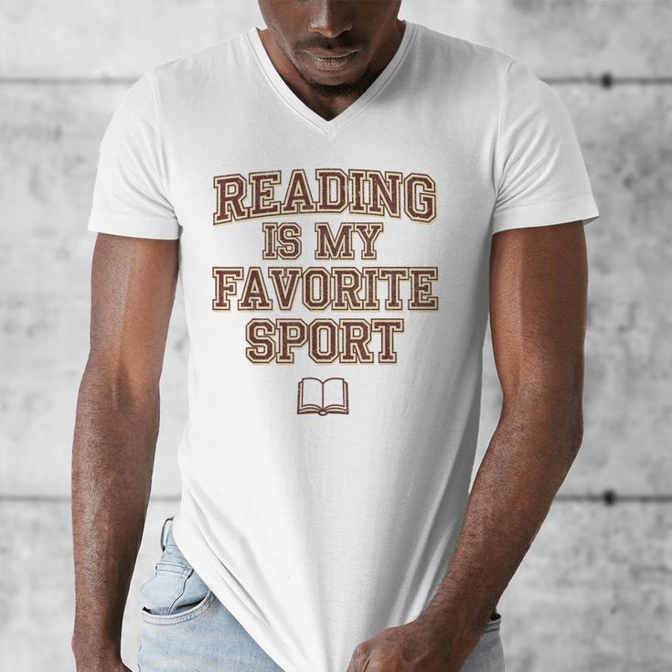 Book Lovers Reading For Teachers Students Librarians Men's V-Neck T-Shirt