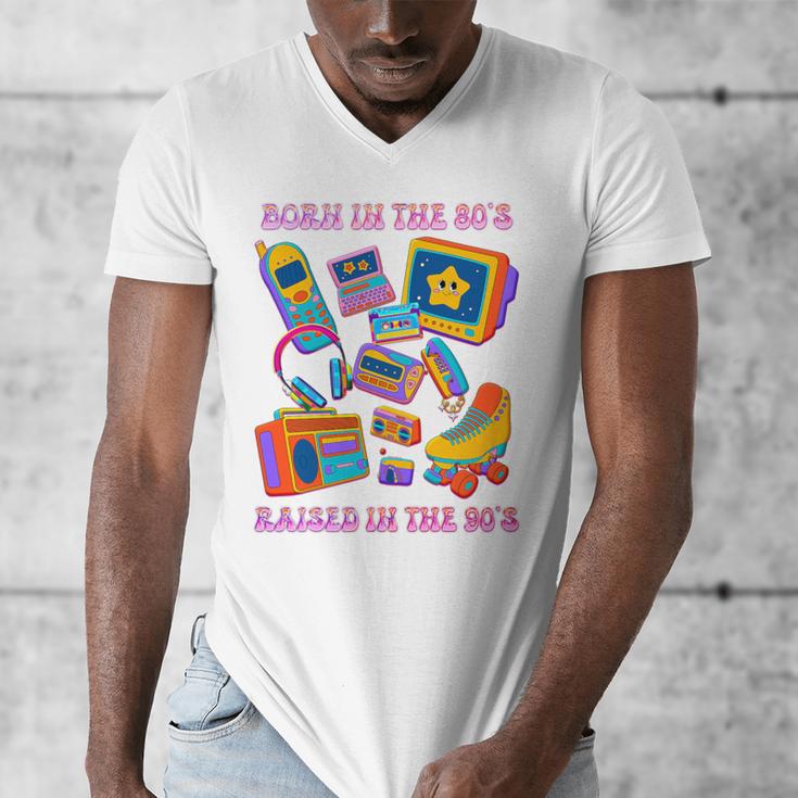 Born In The 80s Raised In The 90s Nostalgia Retro Memories Premium Tri-Blend Men's V-Neck T-Shirt Born In The 80s Raised In The 90s Nostalgia Retro Memories Premium Tri-Blend Men's V-Neck T-Shirt