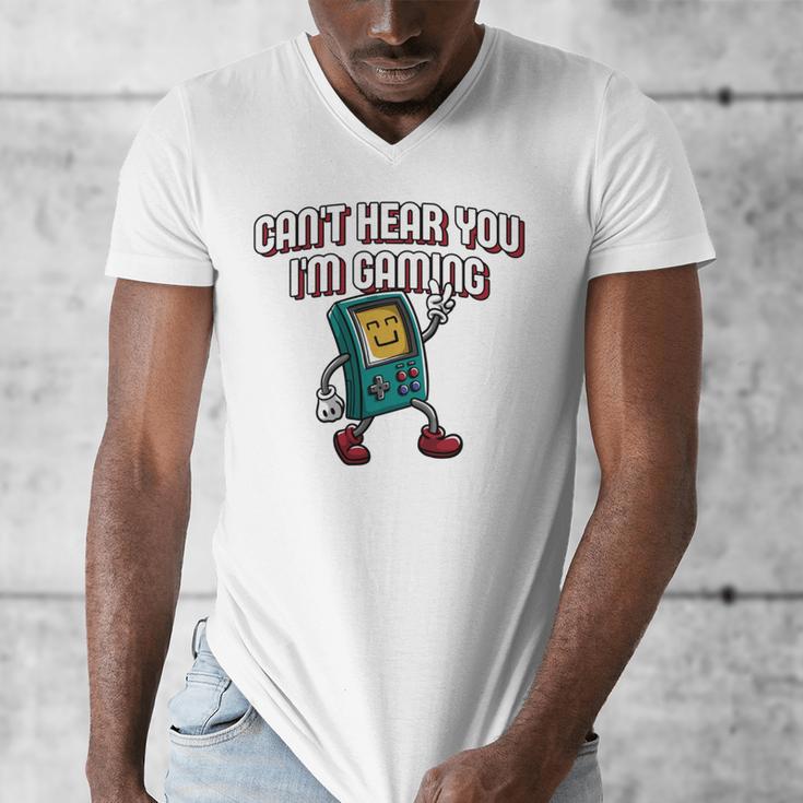 Cant Hear You Im Gaming Introvert Gamer Antisocial Men's V-Neck T-Shirt Cant Hear You Im Gaming Introvert Gamer Antisocial Men's V-Neck T-Shirt