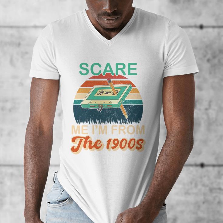 You Can't Scare Me I'm From The 1900s Retro Vintage Premium Tri-Blend Men's V-Neck T-Shirt