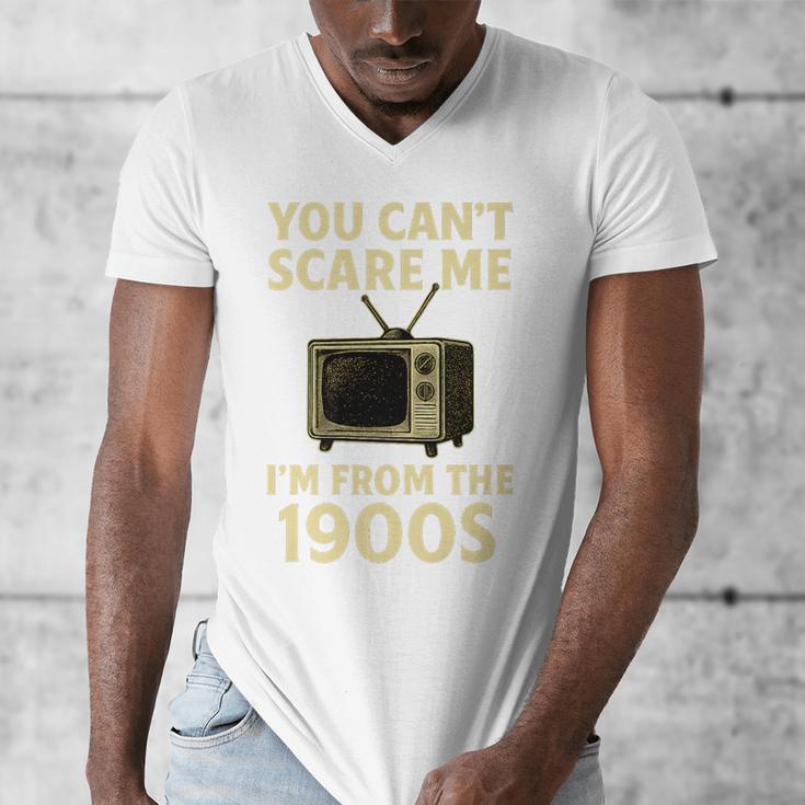 You Can't Scare Me I'm From The 1900s Television Retro Premium Men's V-Neck T-Shirt