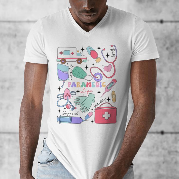 Can’t Talk Right Now Doing Paramedic Nurse Graduation Men's V-Neck T-Shirt