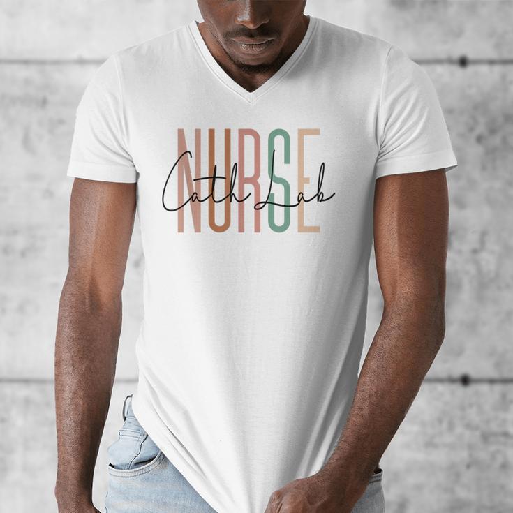 Cath Lab Nurse Catheter Laboratory Nurse Graduation Men's V-Neck T-Shirt