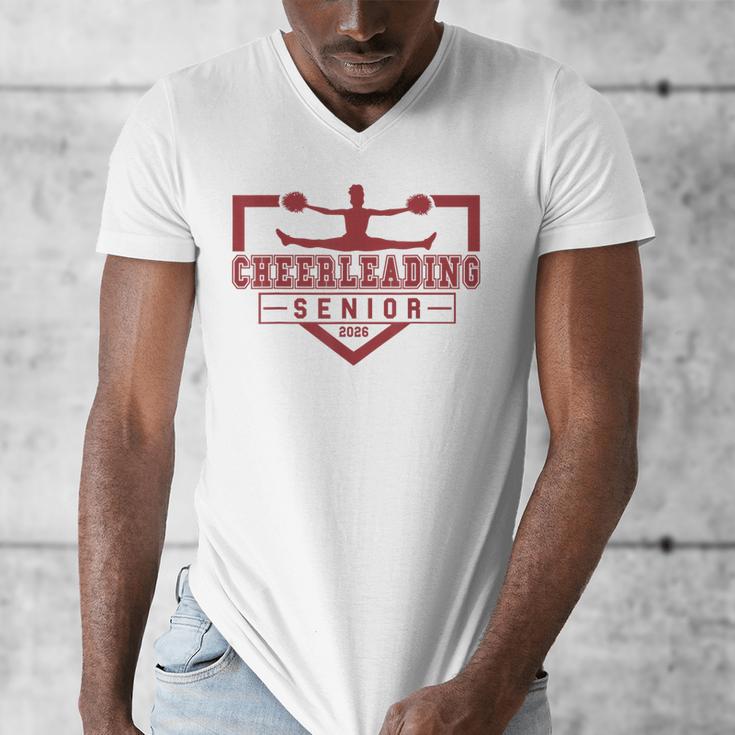 Cheerleading Senior Night Cheer Senior 2026 Graduation 69 Men's V-Neck T-Shirt
