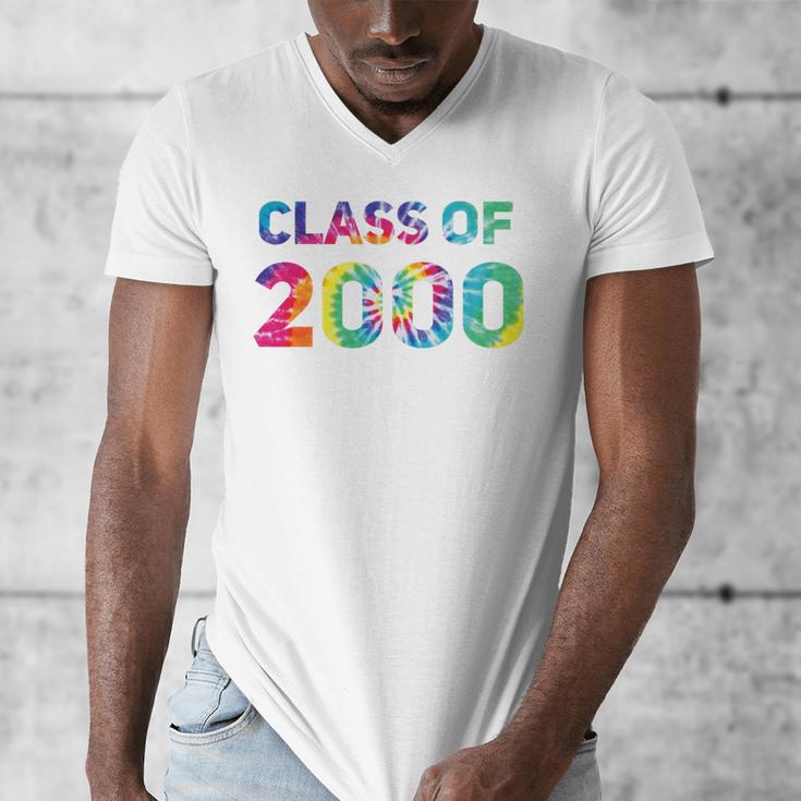 Class Of 2000 School Reunion College Highschool Graduation Premium Tri-Blend Men's V-Neck T-Shirt