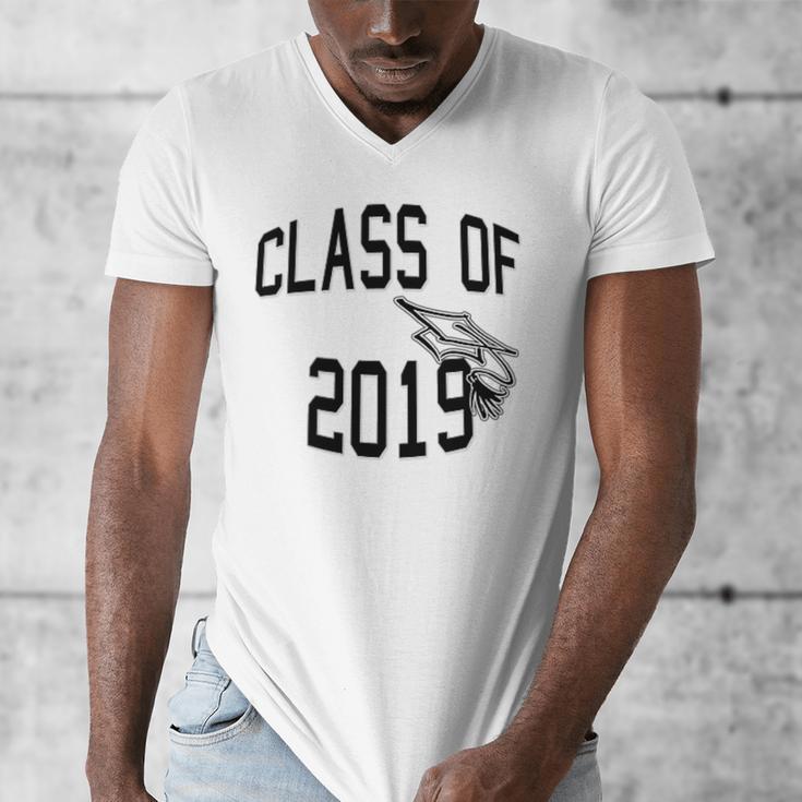 Class Of 2019-High School College University GRADUATION Men's V-Neck T-Shirt