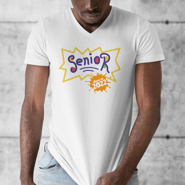 Class Of 2022 Senior Year 90's TV Style Graduation For Grad Men's V-Neck T-Shirt