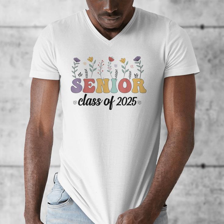 Class Of 2025 Senior 25 High School Graduation Men's V-Neck T-Shirt