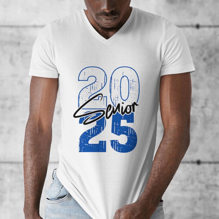 Class Of 2025 Senior Graduation 2025 Blue Men's V-Neck T-Shirt