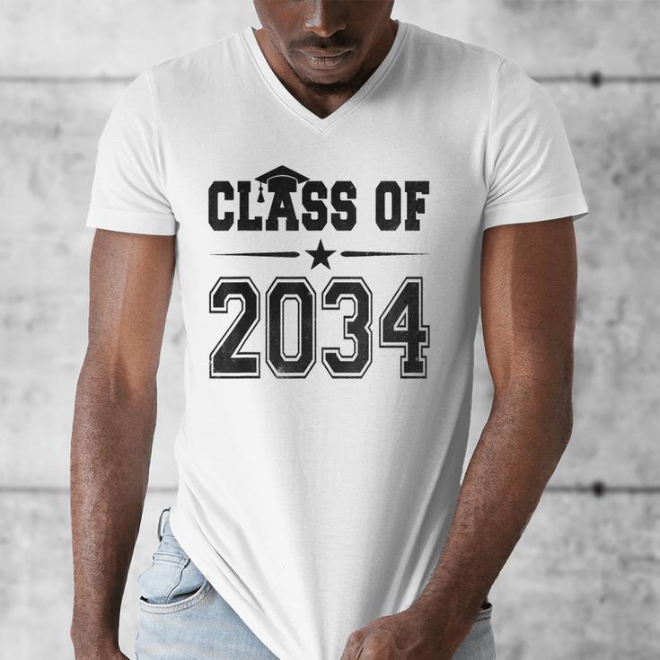 Class Of 2034 Shirt Graduation Men's V-Neck T-Shirt