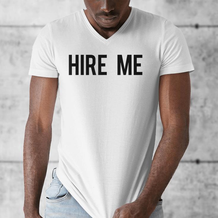 College Graduation Hire Me Men's V-Neck T-Shirt